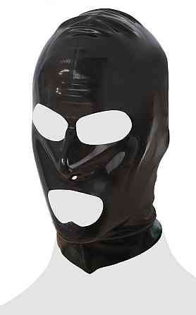 Маска - 2920050 Late X Latex Mask Black Sex Aura Киев