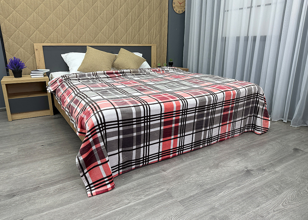 Плед-покривало Decorator WellSoft BRISTOL 150х210 см Клітинка різнобарвна (87-161) Київ - фото 6