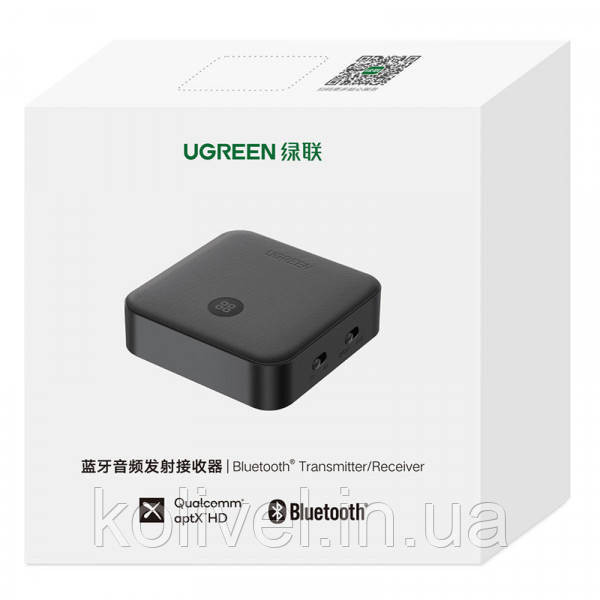 Приймач/Транслятор Bluetooth UGREEN Aptx HD 5.0 (LY) (3.5 + optical fiber) CM144 (70158) Київ - фото 4