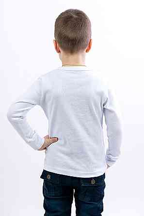 Світшот дитячий, білий топ Крохатушка одяг Київ