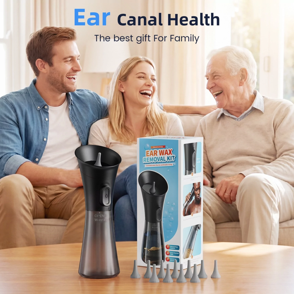 Іригатор механічний для промивання вух Ear Wax Removal Kit W12 Чорний Київ - фото 8