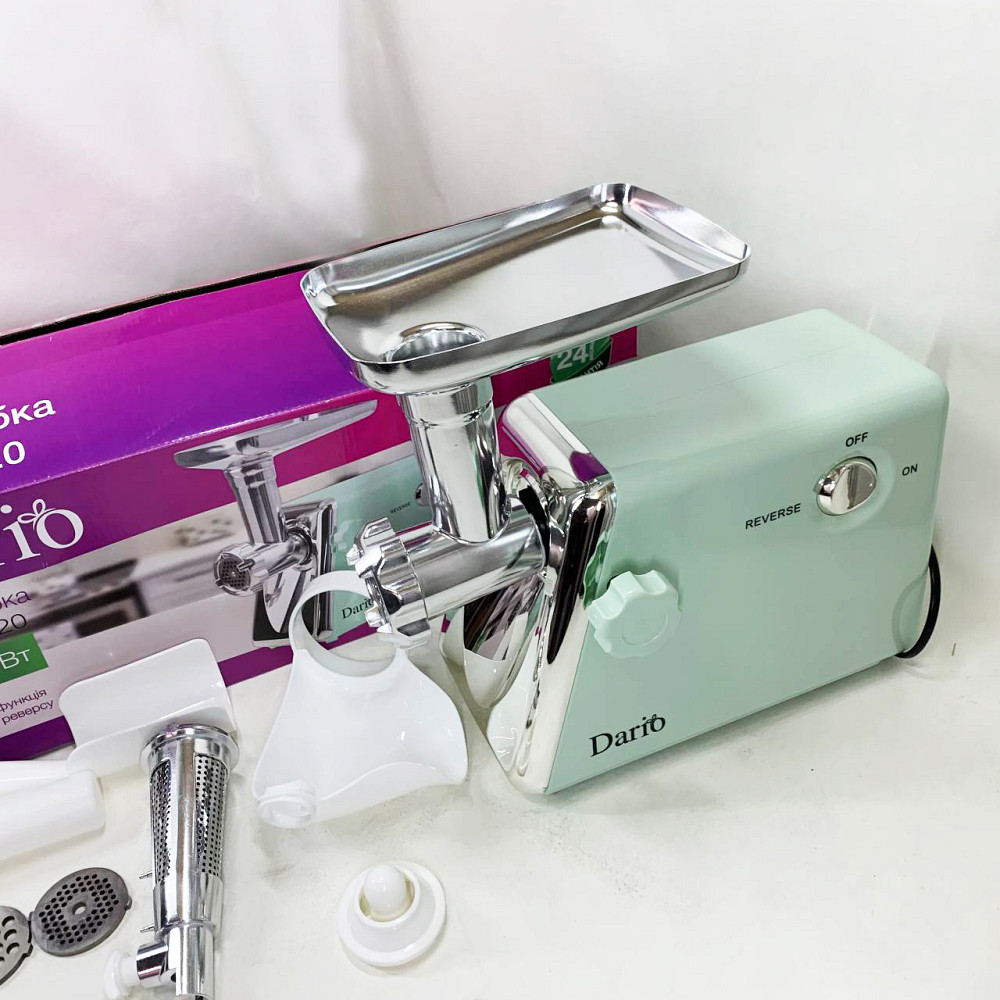 Электромясорубки с металлическими шестернями, Мясорубка с реверсом мощная многофункциональная мясорубка GV-10 Львов - изображение 8