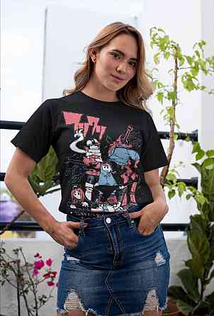 Футболка для мальчика аниме Харуко Харухара Хеавй Аниме оверсайз (рост от 165 до 180 ) Черний AnimeJ0032m Днепр