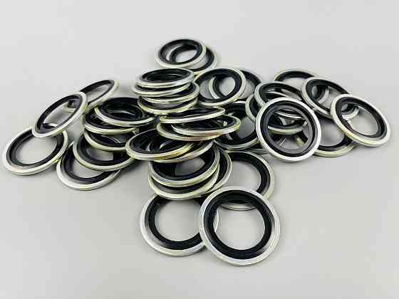 Шайба з гумовим кільцем NBR всередині 24 мм, для гідравліки, олії, води, повітря. Мукачево