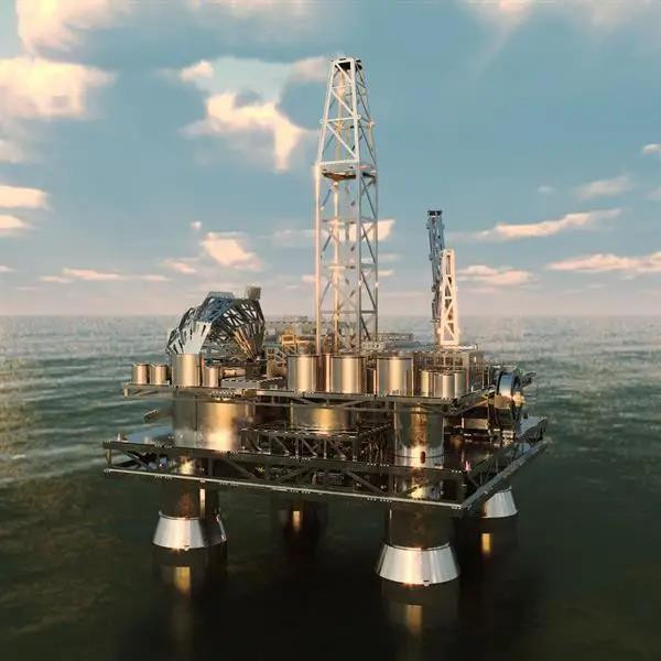 Колекційна модель-конструктор Metal Time Treasure Finder Нафтова платформа механічна (MT008) Харків - фото 9