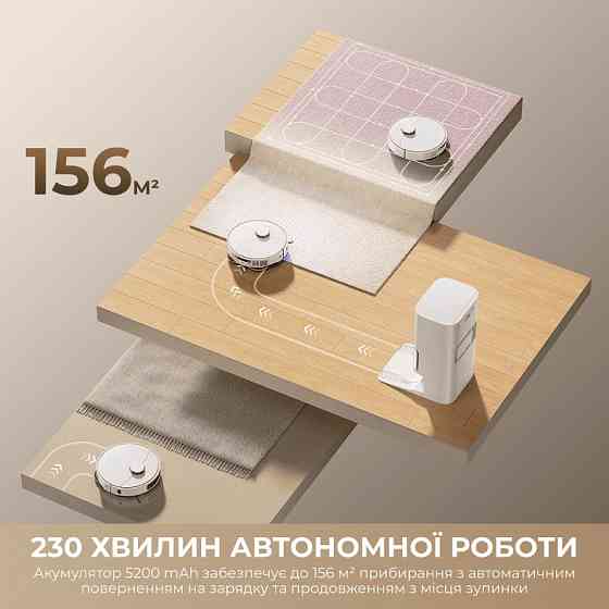 Робот-пилосос Dreame Bot D30 Ultra White (RTD31TE) ( 26596 ) Харьков