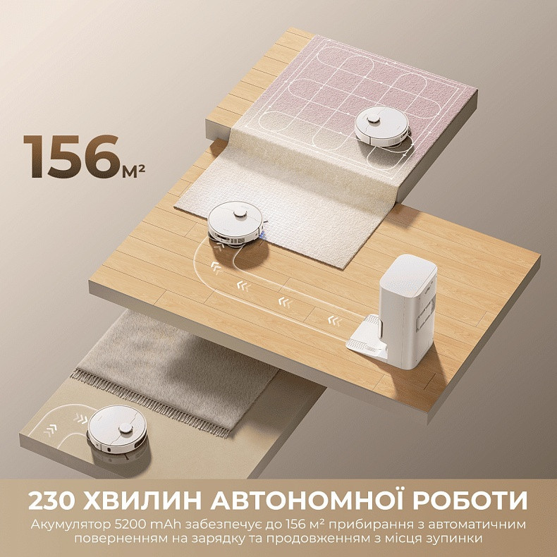 Робот-пилосос Dreame Bot D30 Ultra White (RTD31TE) ( 26596 ) Харьков - изображение 4