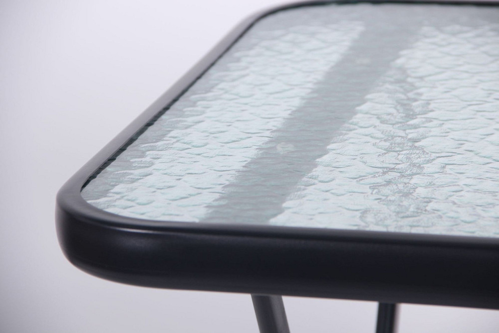 Садовий стіл складний Wave Скло Чорний Київ - фото 2