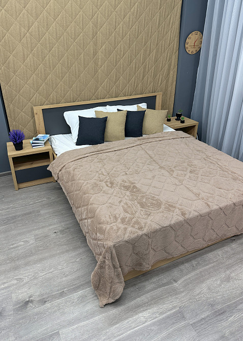 Плед-покривало Ромб 200х230 см (+-5см) Бежевий (87-254) Київ - фото 6