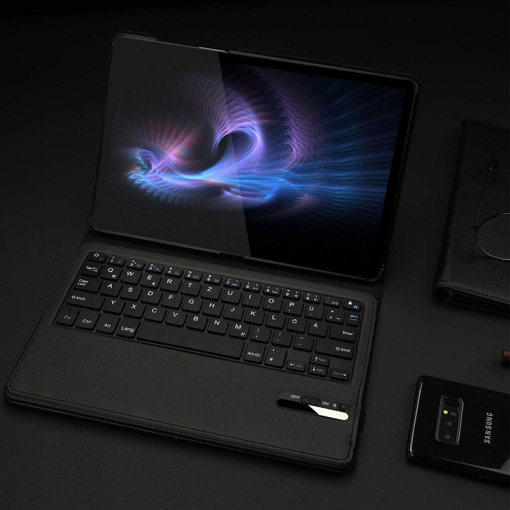 Клавиатура-чехол для Samsung Tab A T510/T510N/T515/T515N черный QWERTZ съемная Bluetooth аккумулятор microUSB Киев - изображение 8