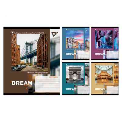 Зошит Yes Dream City А5 24 аркушів лінія (767700) Вінниця
