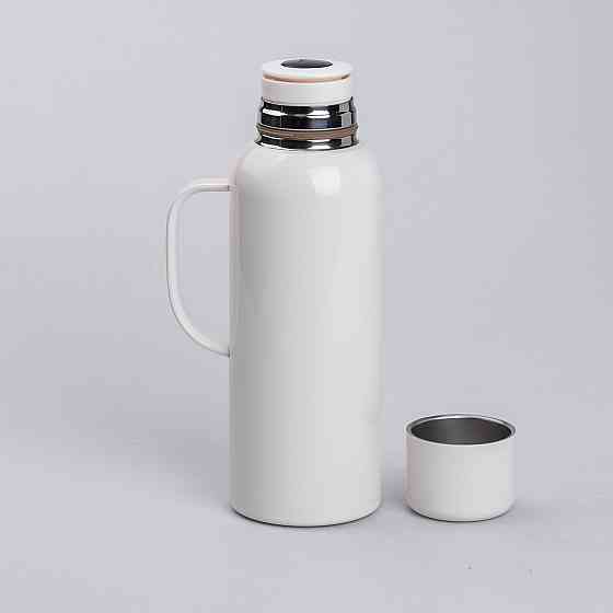 Термос Vacuum з датчиком температури на 820 мл білий HP-14-55W Коломия