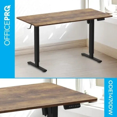Компьютерный стол OfficePro ODE1470DW Dark Wood/Black (ODE1470DW) Винница - изображение 5