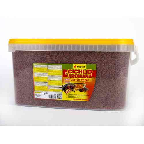 Корм Tropical Cichlid Arowana Medium Sticks для м_ясоїдних цихлід палички 3,6 кг Київ