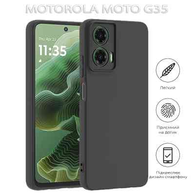 Чехол для мобильного телефона BeCover Motorola Moto G35 Black (712746) Винница
