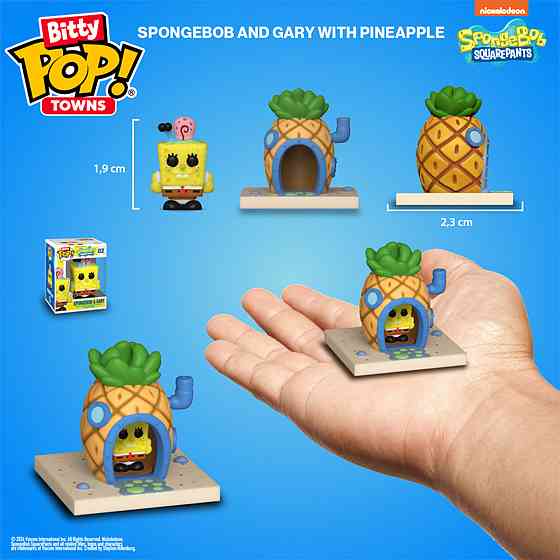 Набір фігурок Bitty Pop! Town - Губка Боб і його дім Днепр