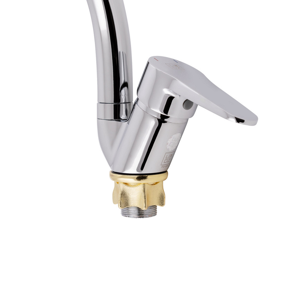 Змішувач для кухні Lidz Nicole 008F (k35) LDNIC008FCRM21877 Chrome Київ - фото 3