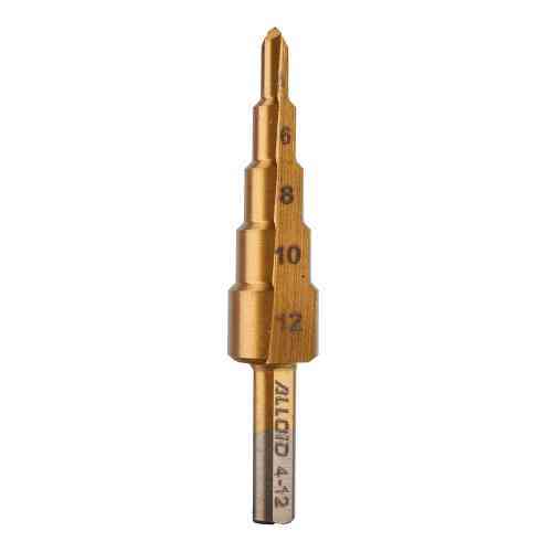 Alloid. Свердло ступеневе по металу HSS, 4-12мм Одесса