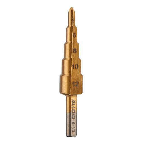 Alloid. Свердло ступеневе по металу HSS, 4-12мм Одесса - изображение 3