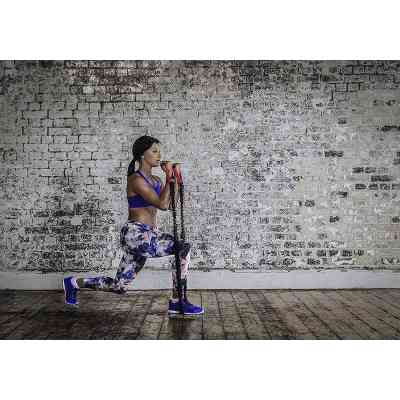 Эспандер Adidas Power Tube ADTB-10602 чорний, червоний 122 см (885652000277) Винница