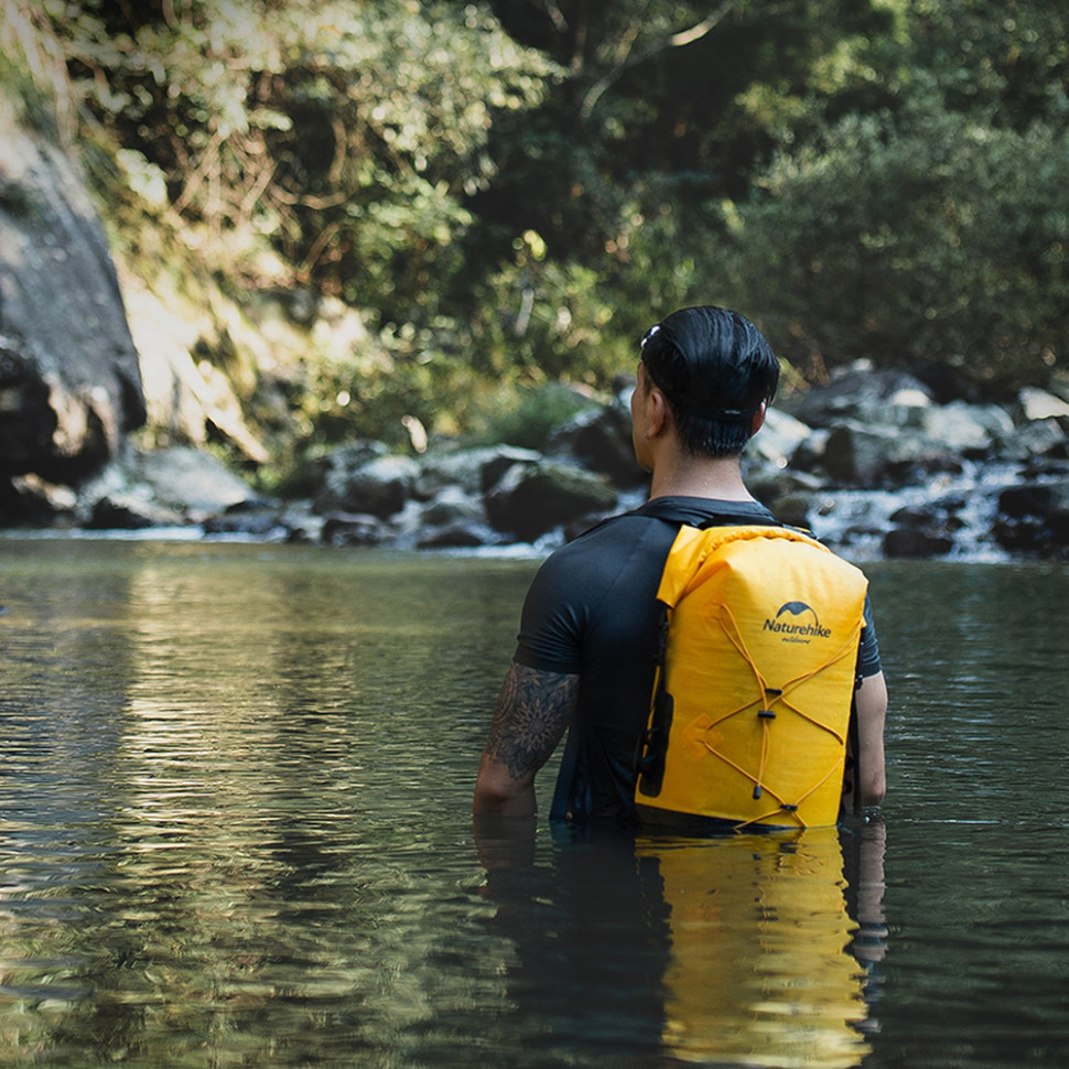 Водонепроницаемый рюкзак Naturehike NH21FSB04 20л (Бежевый) Киев - изображение 3