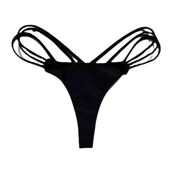 Стрінги пляжні для купальника жіночі чорний Київ