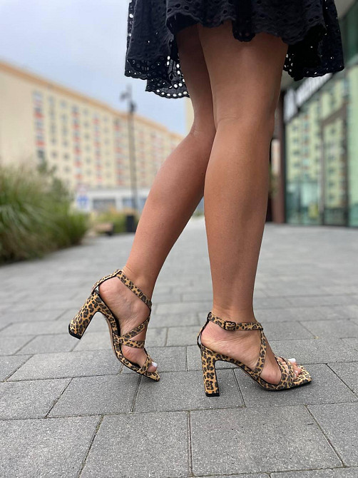 LIRIO Босоніжки жіночі LIRIO L0275/8073-72 леопард taba з натуральної шкіри / Шкіряні босоніжки Коломыя - изображение 5