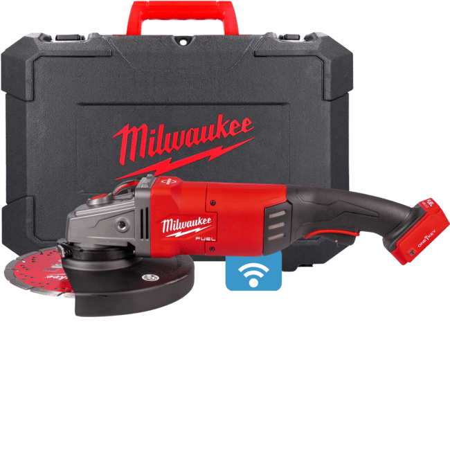 Шліфмашина кутова акумуляторна MILWAUKEE, M18 ONEFLAG230XPDB-0C, діаметр 230мм (кейс) Одеса - фото 1