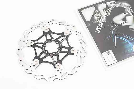 Гальмівний диск 203мм, кріпл. 6 болтів, на алюмінієвому павуку, чорний FD-01 Киев