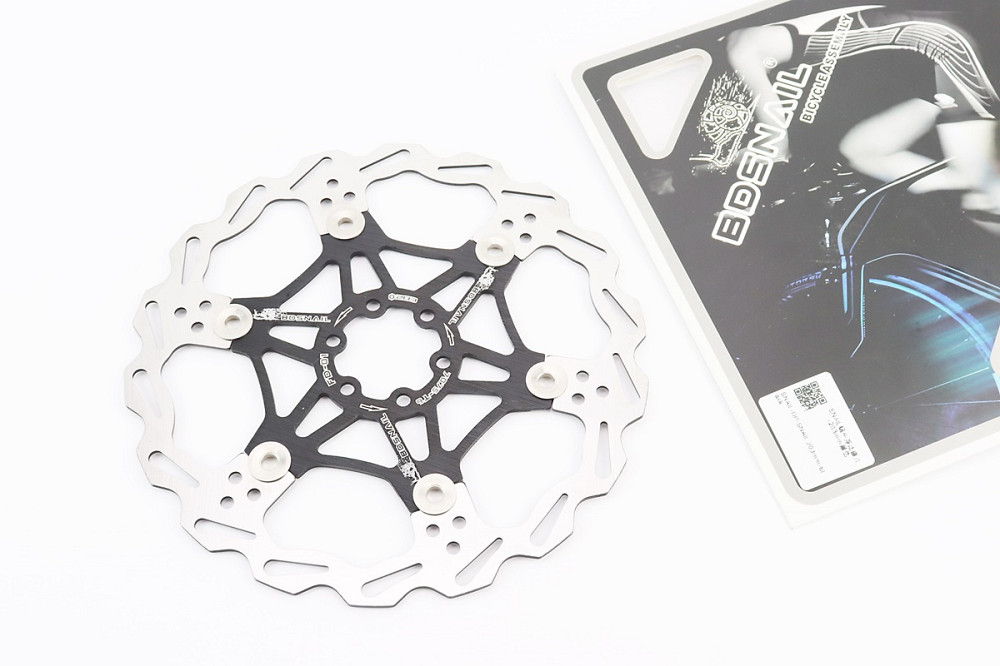 Гальмівний диск 203мм, кріпл. 6 болтів, на алюмінієвому павуку, чорний FD-01 Киев - изображение 1