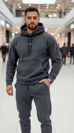 Теплый мужской костюм с капюшоном Одесса