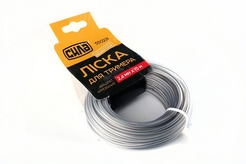 Леска для триммера 2,7мм квадрат армированный 15м СИЛА Киев - изображение 1