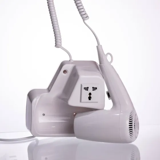 Фен настінний SK-CF-2217, професійний, 2 швидкості, 2 режими нагріву, насадка-концентратор, компактний Одеса