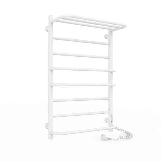 Електрична рушникосушка Laris Зебра Комфорт ЧФ8 500Х800 Е з полицею, біла R3 Київ