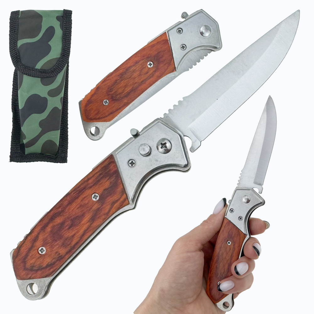 Нож на кнопке универсальный в чехле Киев - изображение 1