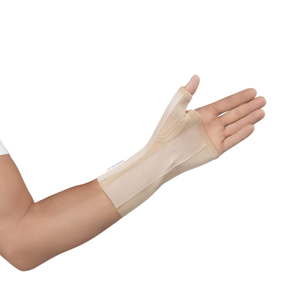 Ортез лучезапястного сустава и первого пальца кисти с металлическими шинами Orliman MFP-80 для левой руки Днепр - изображение 2