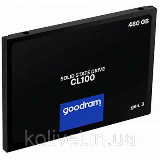 SSD 480Gb GoodRAM CL100 SATA III 2.5" TLC (SSDPR-CL100-480-G3#) Київ