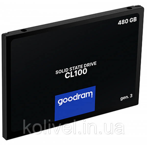 SSD 480Gb GoodRAM CL100 SATA III 2.5" TLC (SSDPR-CL100-480-G3#) Київ - фото 2