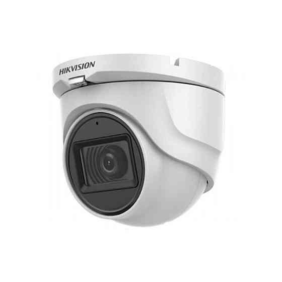 HD-TVI відеокамера 2 Мп Hikvision DS-2CE76D0T-ITMFS (2.8 мм) з вбудованим мікрофоном для системи відеонагляду Київ