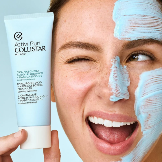 Маска для лица Collistar attivi puri hyaluronic acid madecassoside cica mask 75ml Славянск