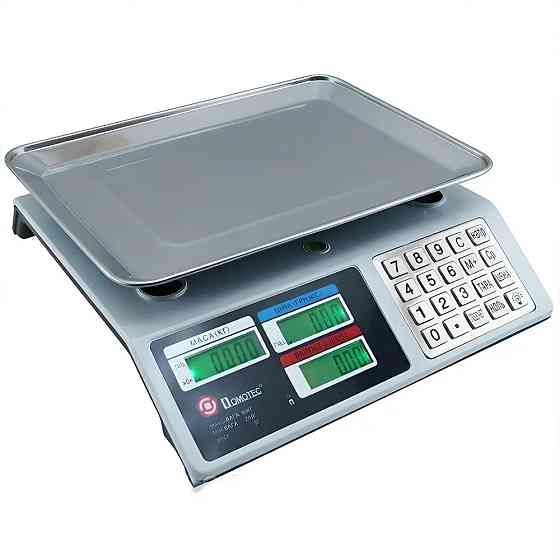 Торговые весы с металлическими кнопками до 50 кг MS-982S / Электронные настольные весы Киев