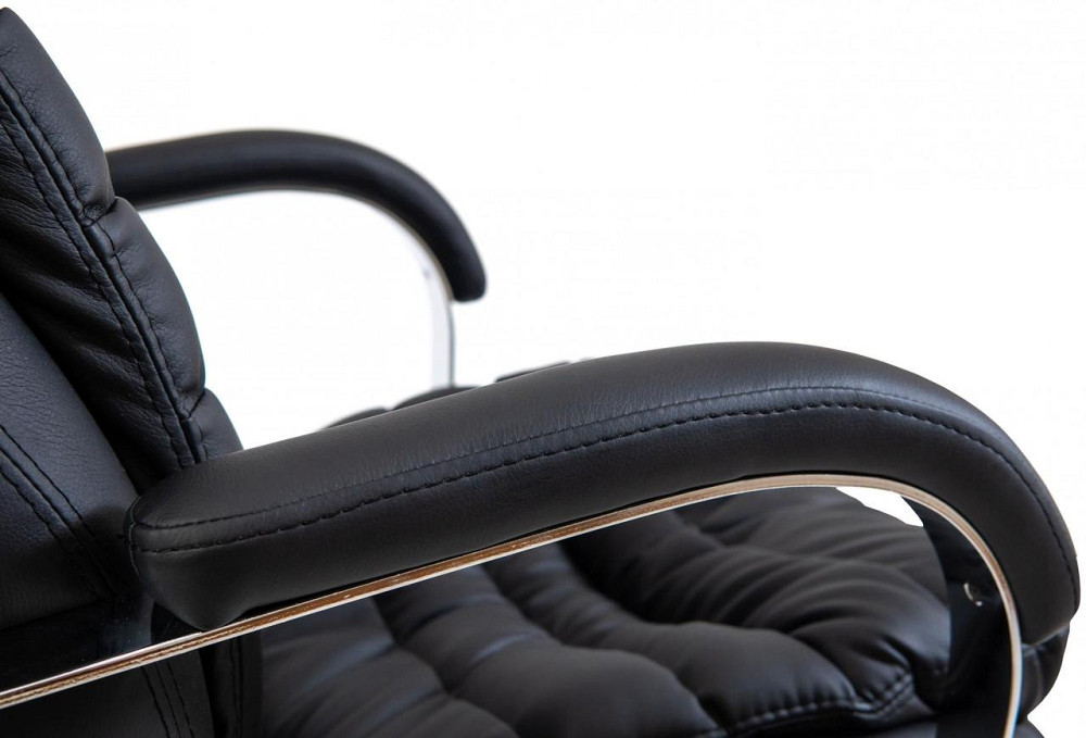 Офисное Кресло Руководителя Richman Valencia Fly 2230 Хром М2 AnyFix Черный Киев - изображение 4