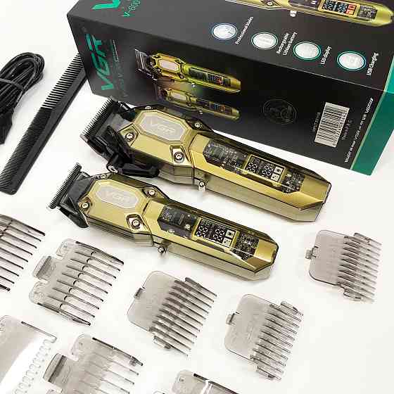 Малошумна машинка для стрижки волосся VGR, Універсальна машинка для стрижки голови та бороди NF-80 Івано-Франківськ