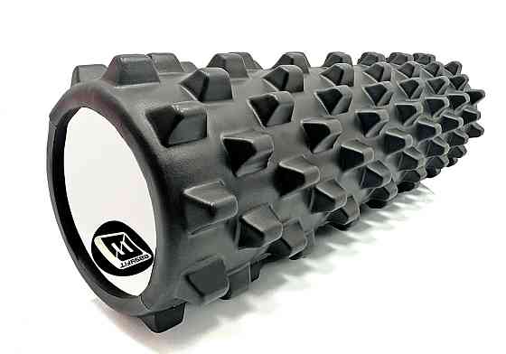EasyFit Масажний ролик EasyFit Grid Roller PRO 45 см Чорний Коломия