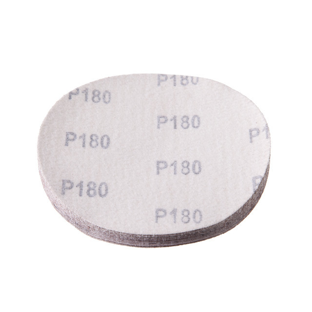 Круг наждаковий на липучці 125 мм, папір клас E, щільність 220 г/м², К180, 10 од. INTERTOOL BT-0564 Київ - фото 3
