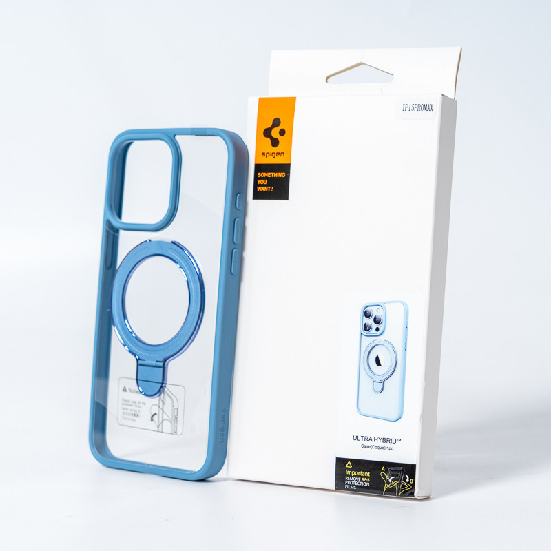 Чохол для смартфона Spigen AAA Magnetic Ring for Apple iPhone 14 Pro Light Blue Київ - фото 1