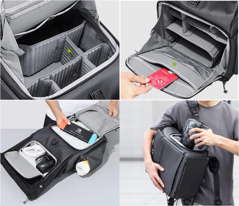 Рюкзак для фототехніки та подорожей 25-32л Ulanzi BT01 Київ - фото 4