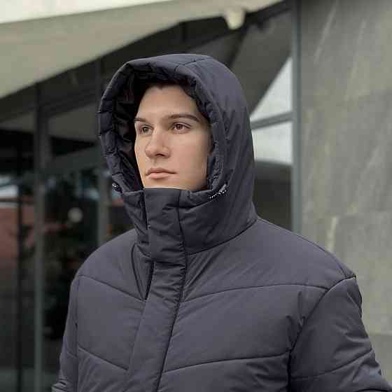 Зимняя мужская куртка темно-серая Pobedov Legas Киев