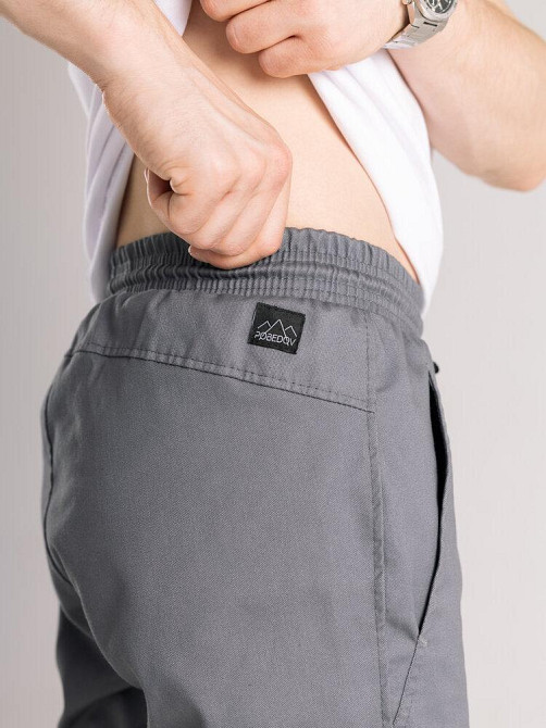 Мужские брюки карго демисезонные темно-серые коттоновые Pobedov Step Киев - изображение 4
