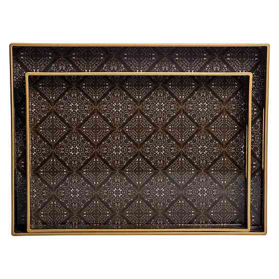 Набір прямокутних підносів для їжі 2 шт 40x30 см Київ